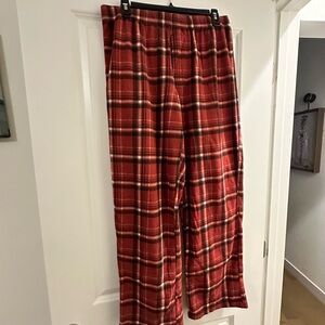 Red Plaid Lounge Pants